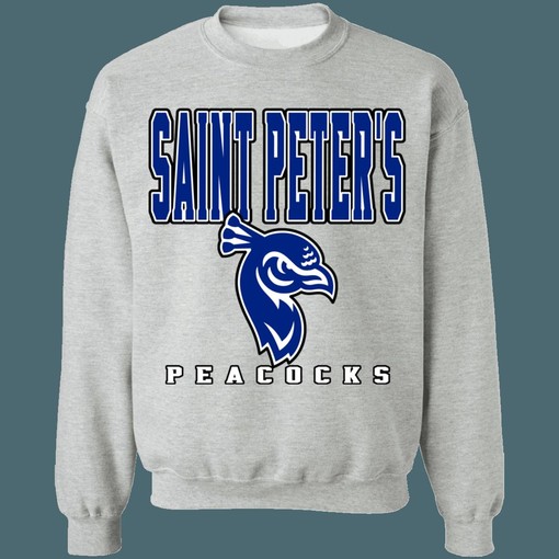 Saint Peter's Peacocks Vintage NCAA Sweatshirt Hoodie Shirt for Fans of All Ages