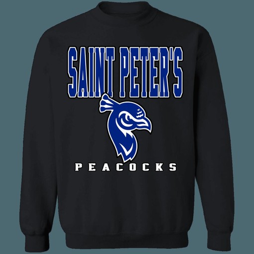 Saint Peter's Peacocks Vintage NCAA Sweatshirt Hoodie Shirt for Fans of All Ages - Image 2
