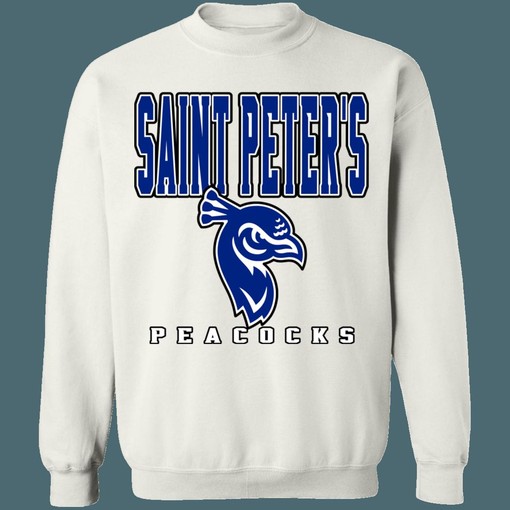 Saint Peter's Peacocks Vintage NCAA Sweatshirt Hoodie Shirt for Fans of All Ages - Image 3