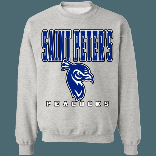 Saint Peter's Peacocks Vintage NCAA Sweatshirt Hoodie Shirt for Fans of All Ages - Image 4