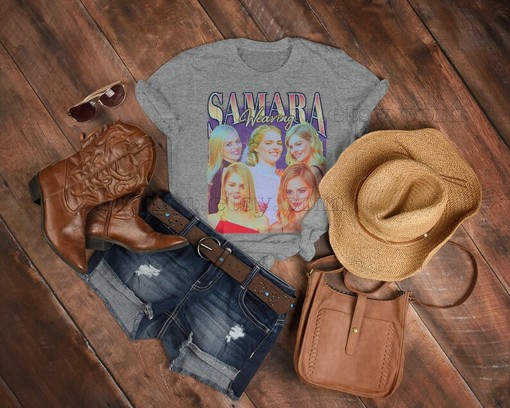 Samara Weaving Retro 90s Movie Shirt, Iconic Characters & Performances, Vintage Movie Shirts for Men & Women - Image 3