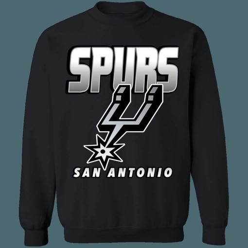 San Antonio Spurs GRADIENT Retro NBA Sweatshirt Hoodie Shirt For Basketball Fans - Image 2