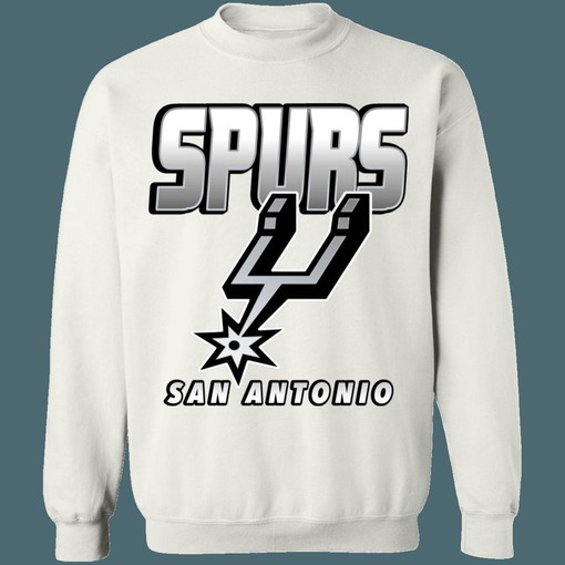 San Antonio Spurs GRADIENT Retro NBA Sweatshirt Hoodie Shirt For Basketball Fans - Image 4