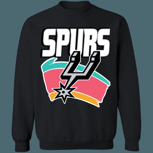 San Antonio Spurs Vintage NBA Sweatshirt Hoodie Shirt - Perfect NBA Gift for Sports Fans - Image 2