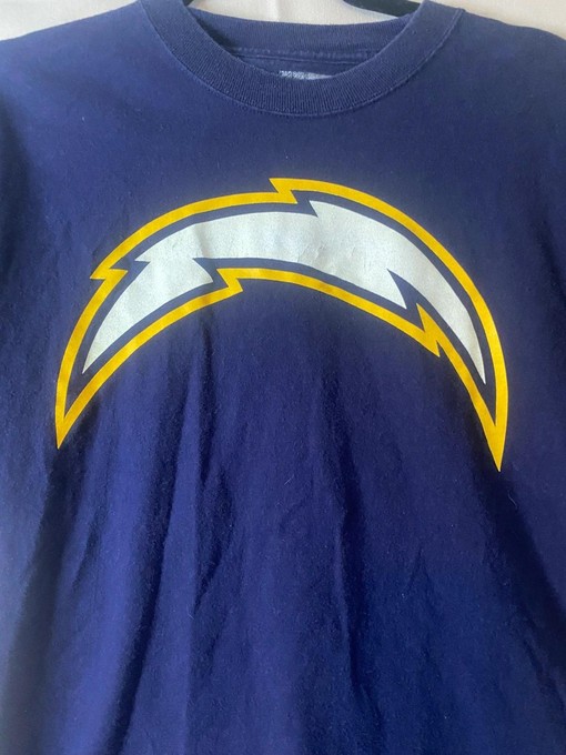 San Diego Chargers Vintage Style Hoodie Sweatshirt - NFL Reebok - Image 2