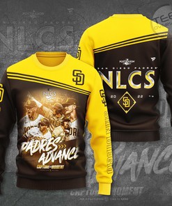 San Diego Padres All Over Print Design for 3D Hoodies, s and s