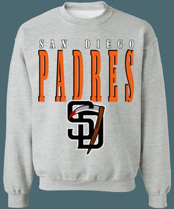 San Diego Padres HALLOWEEN Retro MLB Crewneck Collection - Tee, Sweater, and Hoodie - Perfect Gifts for Baseball Fans