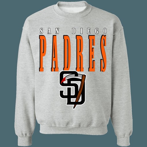 San Diego Padres HALLOWEEN Retro MLB Crewneck Collection - Tee, Sweater, and Hoodie - Perfect Gifts for Baseball Fans