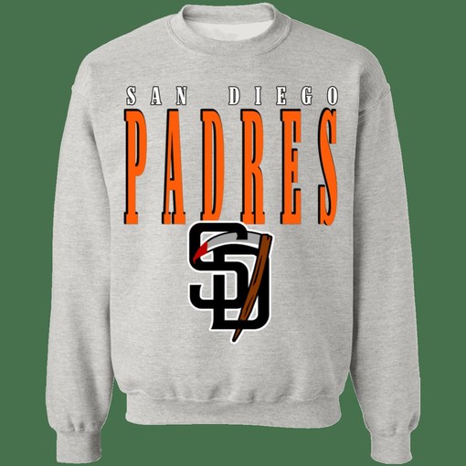 San Diego Padres HALLOWEEN Retro MLB Crewneck Collection - Tee, Sweater, and Hoodie - Perfect Gifts for Baseball Fans - Image 2