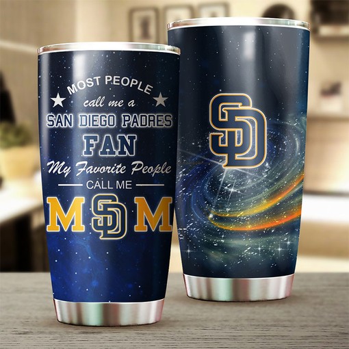 San Diego Padres MLB Tumbler - A Perfect Gift for Baseball-loving Moms with Custom MLB Logo - Image 2