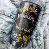San Diego Padres MLB Tumbler - Custom World's Best Baseball Mom Gift with Custom MLB Logo