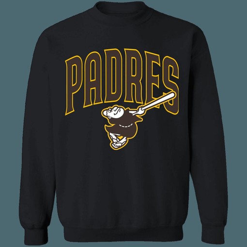 San Diego Padres PADRE Vintage Sweatshirt Hoodie Collection - Ideal Gifts for MLB Fans - Image 2