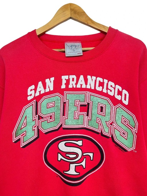 San Francisco 49 Ers 90s Vintage Style Hoodie Sweatshirt Shirt, Perfect Gift for NFL Football Fans - Image 2