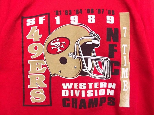 San Francisco 49 Ers Crewneck 49 Ers Vintage Style Sweatshirt T-shirt, Football Fans Must-have - Image 2