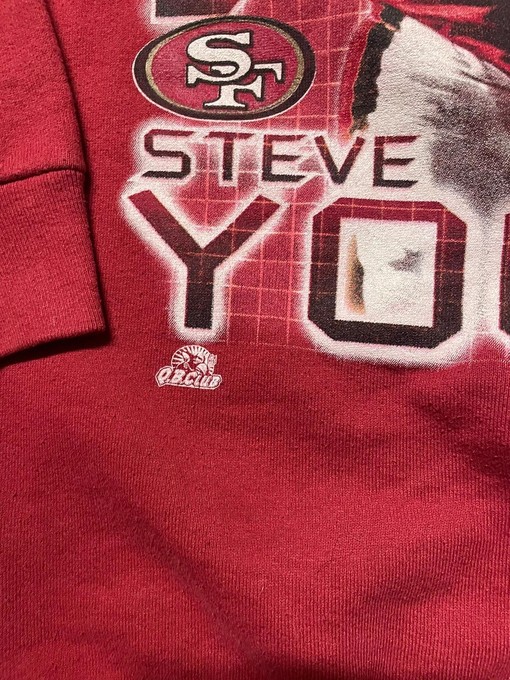 San Francisco 49Ers Steve Young Vintage Style Sweatshirt T-shirt, Football Teams Gifts For Fans - Image 2