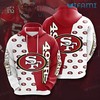 San Francisco 49ers All Over Print Hoodie - Featuring Team Logo