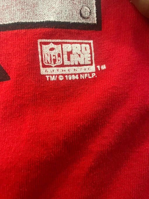 San Francisco 49ers Authentic Proline Vintage Sweatshirt T-Shirt - Ideal NFL Fan Collectible Apparel - Image 3