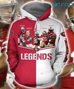 San Francisco 49ers Legends Signature 3D Printed Hoodie
