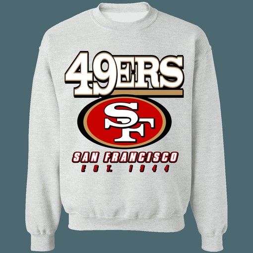 San Francisco 49ers NINERS Retro NFL Sweatshirt Hoodie For Football Lovers