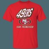 San Francisco 49ers Retro 90's NFL Collection - Tee, Sweatshirt, and Hoodie - Perfect Gifts for NFL Fans