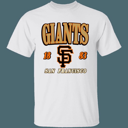 San Francisco Giants 1883 Vintage MLB Tee, Sweater, and Hoodie Collection - Ideal Gifts for Baseball Fans - Image 2