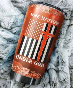 San Francisco Giants MLB Tumbler - "One Nation Under God" Design for Baseball Fans with Custom MLB Logo