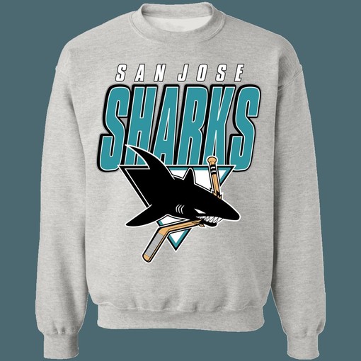 San Jose Sharks 90s Retro NHL Hoodie Sweatshirt TShirt - Ideal Gifts for Hockey Lovers