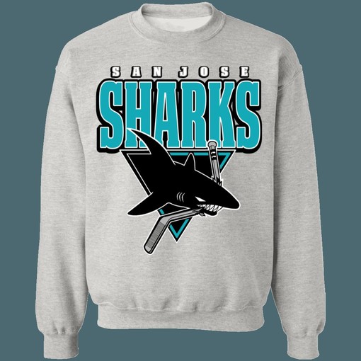San Jose Sharks BLACKOUT Retro NHL Hoodie Sweatshirt TShirt - Perfect Gifts for Hockey Fans - Image 4