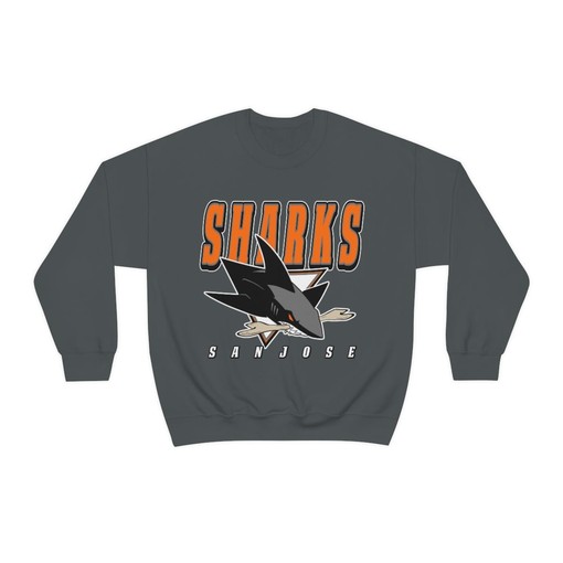 San Jose Sharks HALLOWEEN Retro NHL Hoodie Sweatshirt TShirt - Ideal Hockey Gifts for Sports Fans.