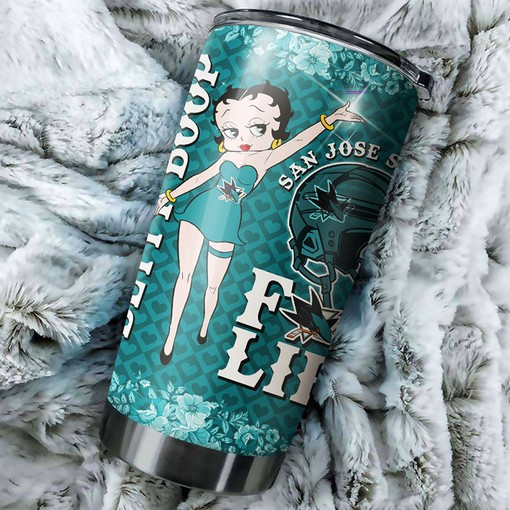 San Jose Sharks NHL Tumbler Betty Boop NHL Tumbler Design for Fans, Perfect for Any Occasion with Tumbler Ideas