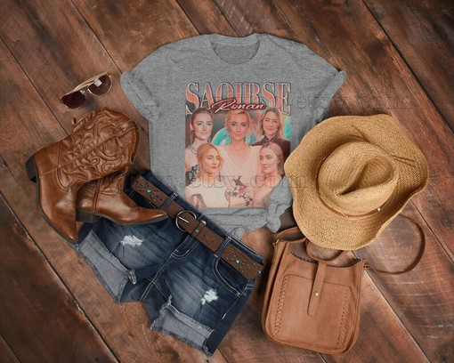 Saoirse Ronan Retro 90s Movie Shirt, Oscar-Nominated Performances, Vintage Movie Shirts for Men & Women - Image 3