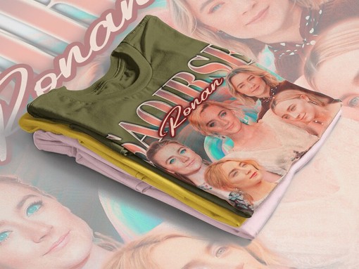 Saoirse Ronan Retro 90s Movie Shirt, Oscar-Nominated Performances, Vintage Movie Shirts for Men & Women - Image 4