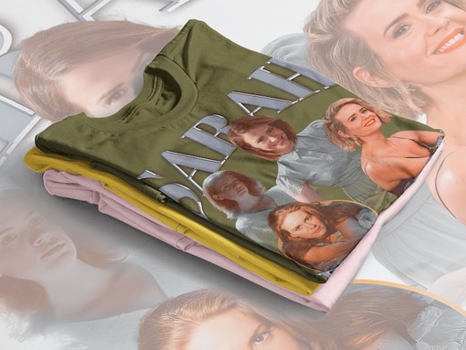 Sarah Paulson Homage Tee, American Horror Story Actress, Vintage Movie Shirts for Men & Women, Retro 90s Graphic Tee - Image 4