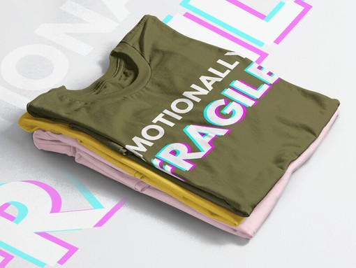 Sarcastic Emotionally Fragile Unisex Tee for Women with Humorous Saying - Image 4