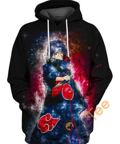 Sasuke's Ultimate Sharingan 3D Hoodie - Men's 3D Hoodies with Zippers