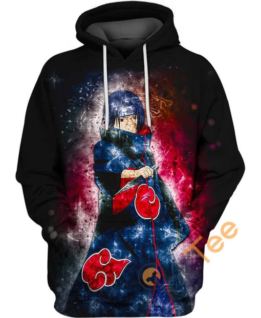 Sasuke's Ultimate Sharingan 3D Hoodie - Men's 3D Hoodies with Zippers