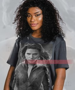 Scarlett Johansson Retro Movie Shirt, Black Widow & Jordan Two Delta Characters, Vintage Movie Shirts for Men & Women