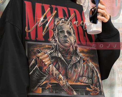 Scary Michael Myers 90s Sweatshirt - Horror Movie Fans Sweater - Image 4