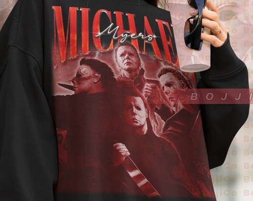Scary Michael Myers Halloween Sweatshirt - Horror Movie Vintage Sweater - Image 4