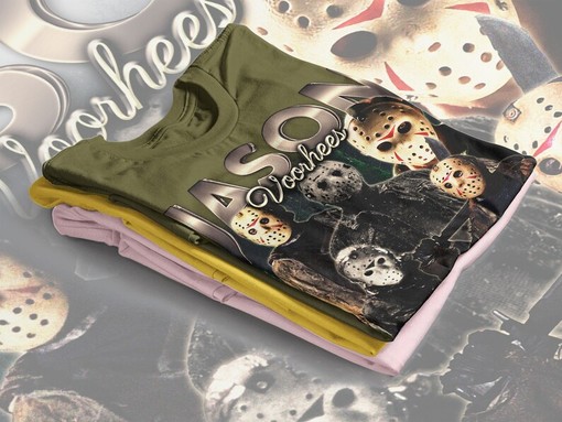 Scary Retro Voorhees Shirt - Vintage Horror Movie T-Shirt for Fans of Friday the 13th and Michael Myers Homages - Image 4