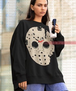 Scary Voorhees Shirt - Friday the 13th Movie Shirt with Michael Myers Homage and Halloween Theme