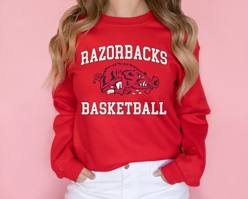Score Big with Arkansas Razorbacks Basketball Apparel, NCAA Shirts Women, Mens Sport Shirts - Image 2