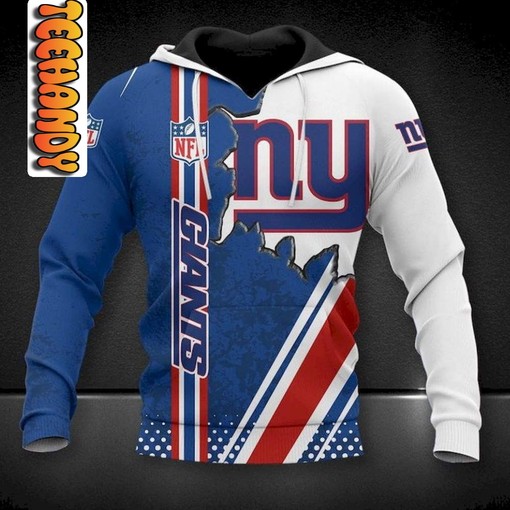 Score Big with Giants NFL Shirts 3D Hoodie