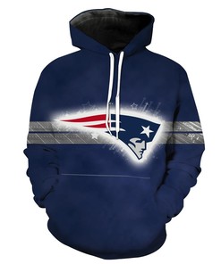 Score Big with New England Patriots Football 3D Hoodie Featuring Custom All Over Print