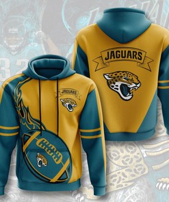 Score Big with a Custom All Over Print Jacksonville Jaguars All Over Print 3D Hoodie