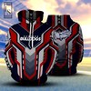 Score with Style with Gonzaga Bulldogs Men Basketball NCAA 3D Hoodie Featuring Custom All Over Print