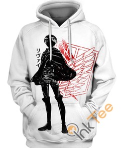 Scout Regiment Levi 3D Hoodie - Men's All Over Print Zip Up Hoodie