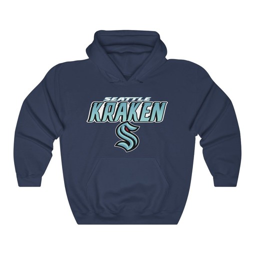 Seattle Kraken Retro Heavyweight NHL Hoodie Sweatshirt for Sport Shirt Lovers