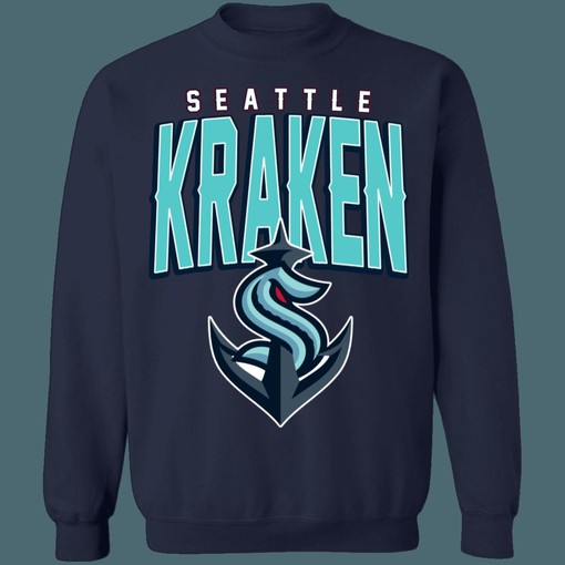 Seattle Kraken Retro Style NHL Sweatshirt Hoodie TShirt for Hockey Fans - Image 2