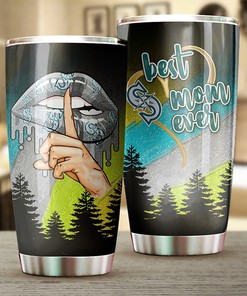 Seattle Mariners Best Moms Ever MLB Tumbler with Beautiful Design and 20oz/30oz Capacity